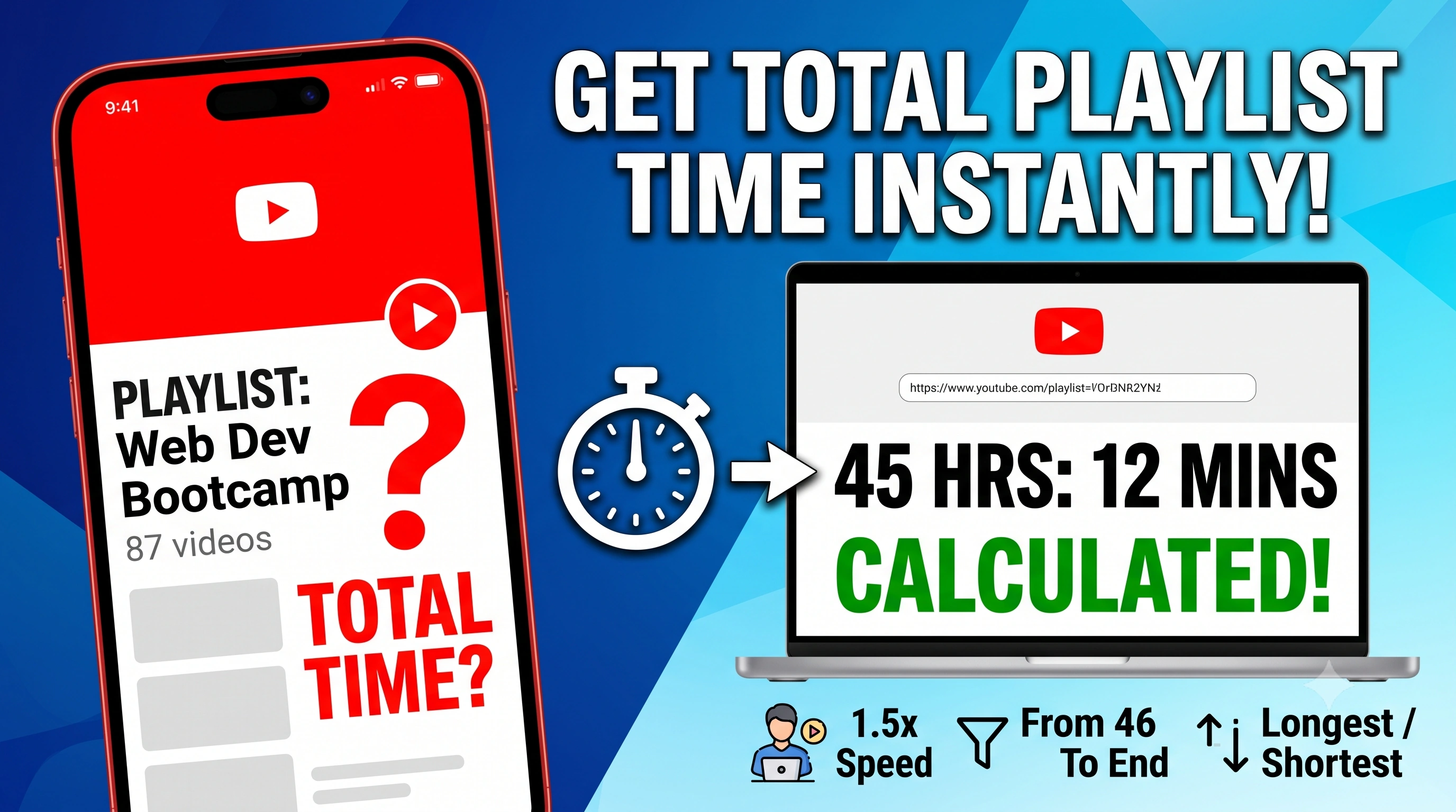 Cover image for: How to Find the Total Length of a YouTube Playlist