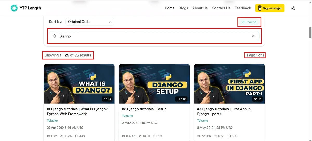 Search for videos